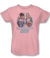 Xena: Warrior Princess Ladies Shirt BFF Light Pink Tee T-Shirt