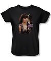 Xena: Warrior Princess Ladies Shirt Black Tee T-Shirt