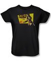 Xena: Warrior Princess Ladies Shirt Cut Up Black Tee T-Shirt