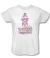 Xena: Warrior Princess Ladies Shirt Stand White Tee T-Shirt