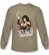 Xena: Warrior Princess Shirt Princess Posing Sand Long Sleeve Tee T-Shirt