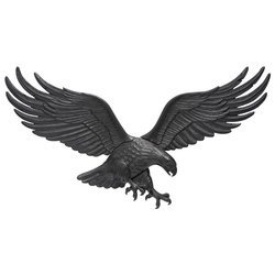 36" Black Wall Eagle