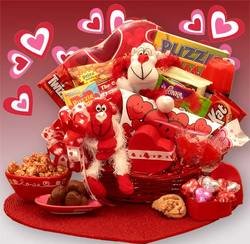 A Little Monkey Business Kids Valentines Basket