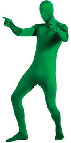 Adult 2nd Skin Green Body Suit
