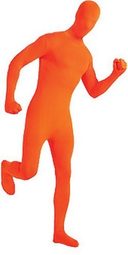 Adult 2nd Skin Orange Bodysuit