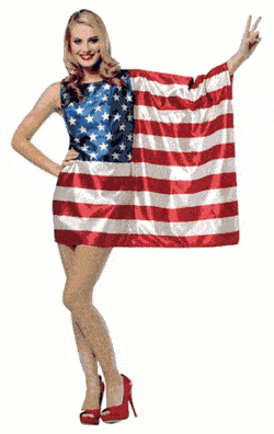 Adult American Flag Dress