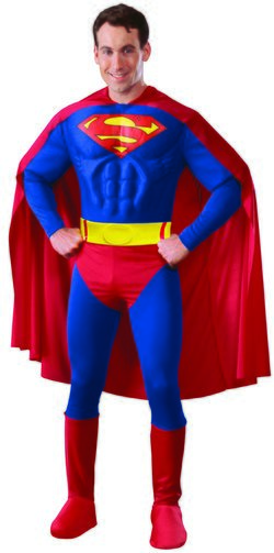 Adult Deluxe Superman Muscle Chest Costume