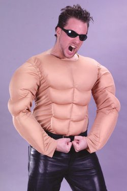 Adult Muscle Chest Costume