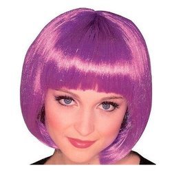 Adult Super Model Purple Wig