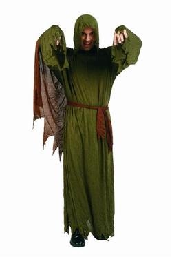 Adult Zombie Costume - Crinkle Robe, Sash