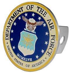 Air Force Department Trailer Hitch Cover