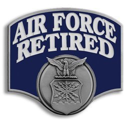 Air Force Retired Hitch Cover