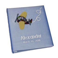 Airplane Personalized Baby Photo Album - Large - Ring Bound