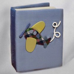 Airplane Personalized Baby Photo Album - Small