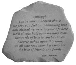 Although you're not Memorial Stone