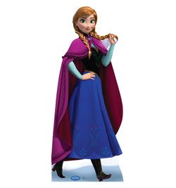 Anna 2 Disney's Frozen Cardboard Cutout