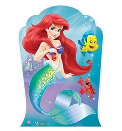 Ariel and Friends The Little Mermaid Cardboard Cutout