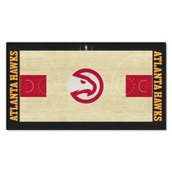 Atlanta Hawks Basketball Court Runner Rug