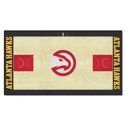 Atlanta Hawks Basketball Large Court Runner Rug