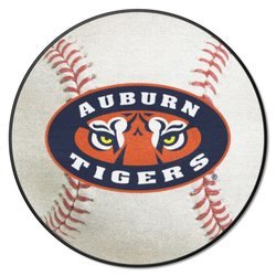 Auburn University Baseball Rug - Auburn Tigers Logo