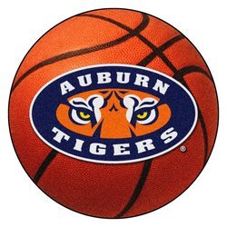 Auburn University Basketball Rug - Auburn Tigers Logo