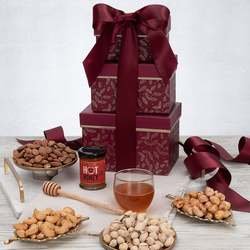 Autumn Mixed Nuts Gift Tower