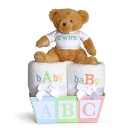 Baby "A" & "B" Gift for Twins
