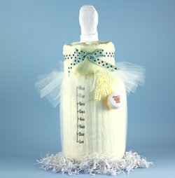 Baby Bottle Blankie Baby Shower Gift