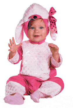 Baby Pink Poodle Costume