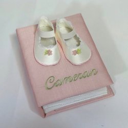 Baby Shoes Personalized Baby Photo Album - Small