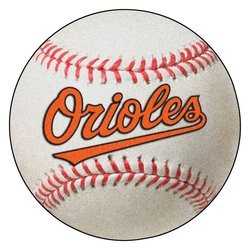 Baltimore Orioles Baseball Rug