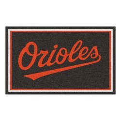 Baltimore Orioles Floor Rug - 4x6