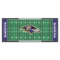 Baltimore Ravens Football Field Runner Rug