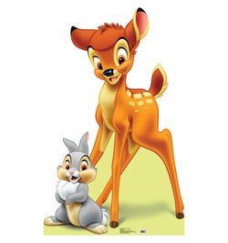 Bambi and Thumper Cardboard Cutout