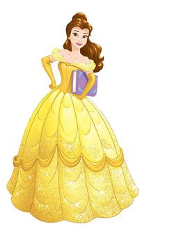 Belle Disney Princess Friendship Adventures Cardboard Cutout