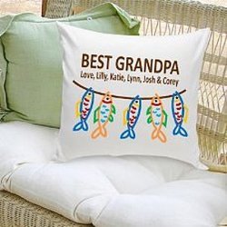 Best Grandpa Personalized Pillow