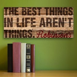 Best Thing In Life Personalized Canvas Print