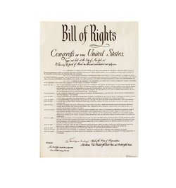 Bill of Rights Cardboard Cutout