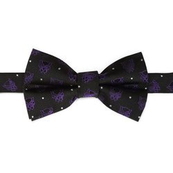 Black Panther Purple Dot Boy's Bow Tie