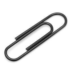 Black Stainless Steel Paper Clip Money Clip