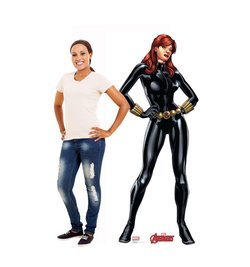 Black Widow Avengers Animated Cardboard Cutout
