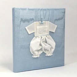 Blue Boy Personalized Baby Photo Album - Large - Ring Bound