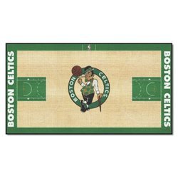 Boston Celtics Basketball Large Court Runner Rug