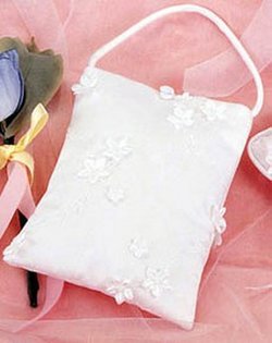 Bride's Purse - White Floral