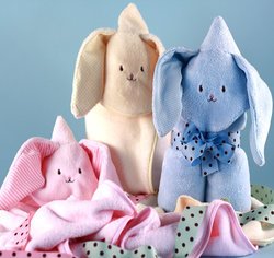 Bunny Hooded Baby Blankets