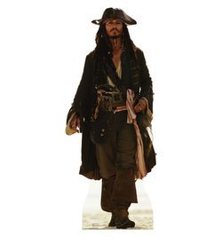 Capt Jack Sparrow POTC Curse of the Black Pearl Cardboard Cutout