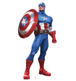 Captain America Marvel Contest of Champions Game Cardboard Cutout