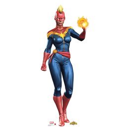 Captain Marvel Contest of Champions Game Cardboard Cutout