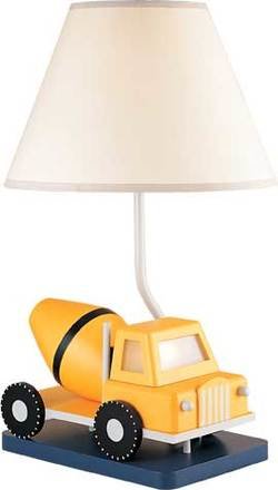 Cement Truck Lamp with 7 Watt Night Light and 3 Way Switch