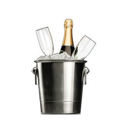 Champagne Bucket Cardboard Cutout